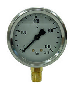 MANOMETRE 0 400 BAR RADIAL(P)