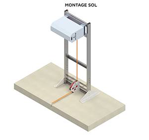 SUPPORT VERTICAL AUTOPORTANT
