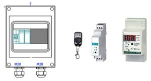 RADIO BOX 1CH-ALIM 230VAC 16A