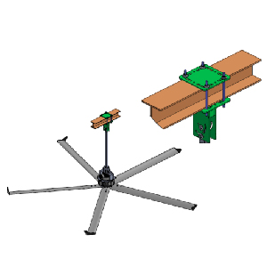 SET DE FIXATION S/S IPE METAL