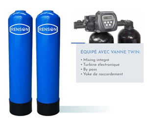 ADOUCISSEUR TWIN 2x100L