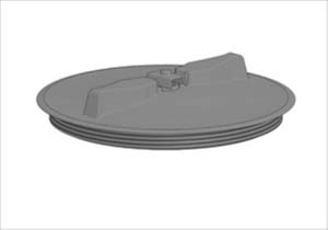 COUVERCLE PLAST CUVE V DIAM300